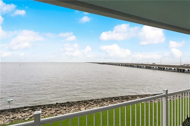 105 Mariners Is Unit 105, Mandeville, LA 70448 - water view with a notable bridge