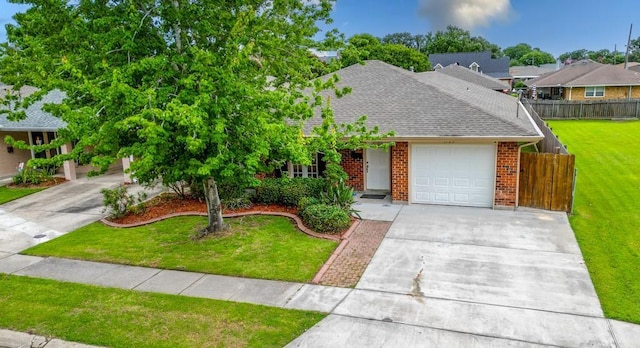 1729 High Ave, Metairie, LA 70001 - view of front of property with roof with shingles, brick siding, concrete driveway, and a garage