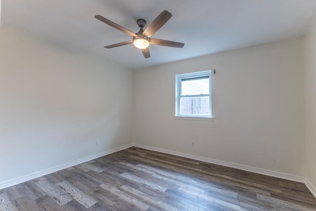 1729 High Ave, Metairie, LA 70001 - spare room with wood finished floors and ceiling fan