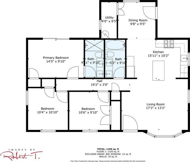 1909 Maryland Ave, Kenner, LA 70062 - view of floor plan / room layout