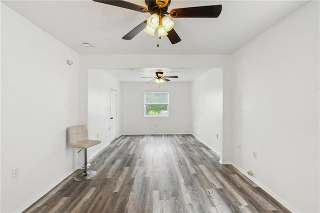 4601 Reynes St, New Orleans, LA 70126 - unfurnished room with wood finished floors and ceiling fan