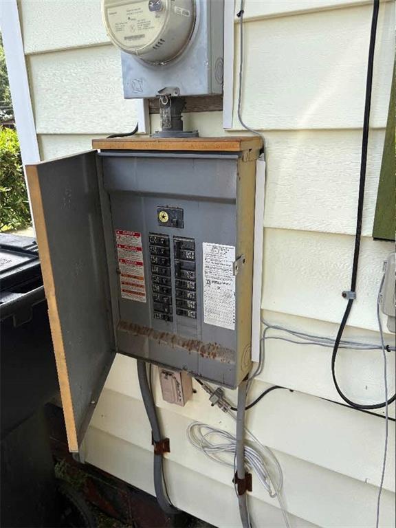 121 Sigma St, Belle Chasse, LA 70037 - utility room with electric meter and electric panel