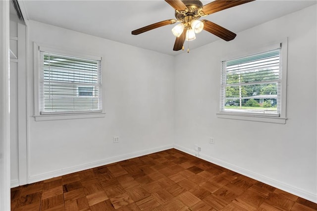 174 Celia Dr, Luling, LA 70070 - unfurnished room with baseboards and ceiling fan