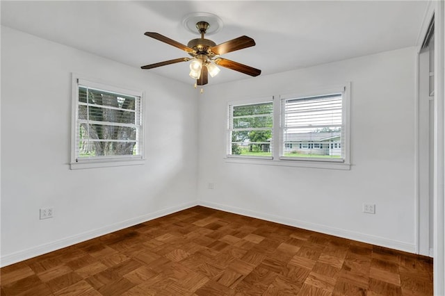 174 Celia Dr, Luling, LA 70070 - unfurnished room with baseboards and ceiling fan