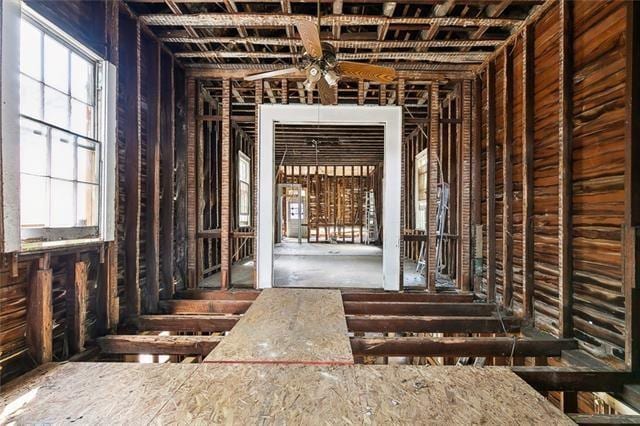 1534 N Dorgenois St, New Orleans, LA 70119 - miscellaneous room with a ceiling fan