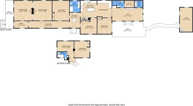 422 Alix St, New Orleans, LA 70114 - view of home floor plan