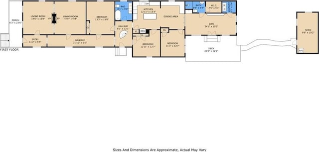 422 Alix St, New Orleans, LA 70114 - view of room layout