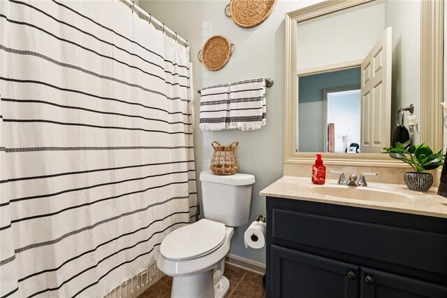 13795 Shady Hollow Dr, Denham Springs, LA 70726 - bathroom with vanity and tile patterned flooring
