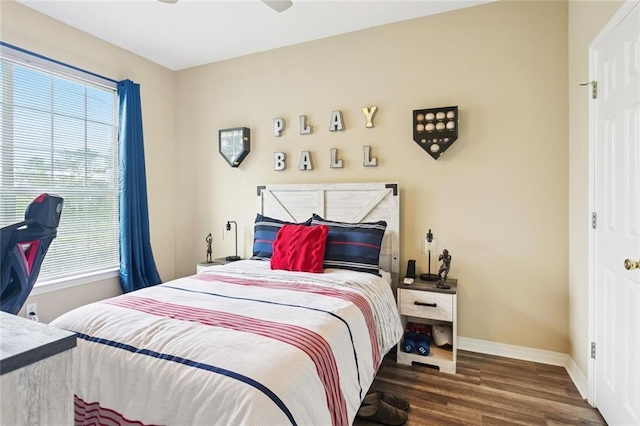 521 Spartan Dr Unit 10207, Slidell, LA 70458 - bedroom with wood finished floors and a ceiling fan