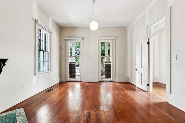 3354 Esplanade Ave, New Orleans, LA 70119 - unfurnished dining area with hardwood / wood-style floors