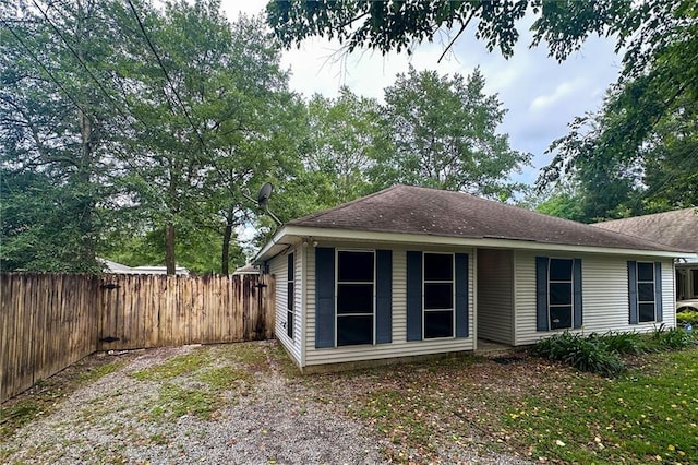 70405 F St, Covington, LA 70433 - rear view of property with a fenced backyard