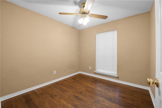 70405 F St, Covington, LA 70433 - spare room featuring wood finished floors and a ceiling fan