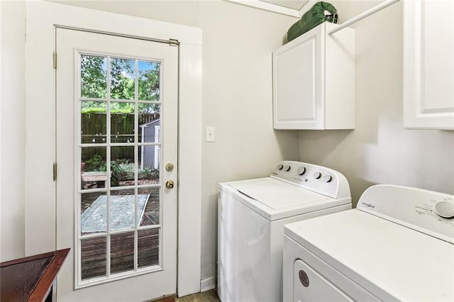 917 Joliet St, New Orleans, LA 70118 - washroom with cabinet space and washing machine and dryer