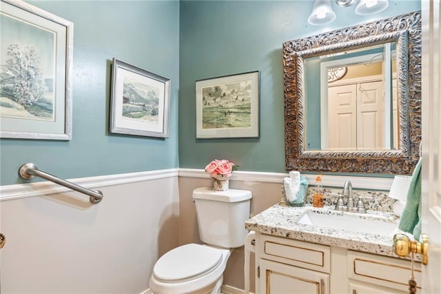 19199 Hector St, Mandeville, LA 70471 - bathroom featuring toilet and vanity
