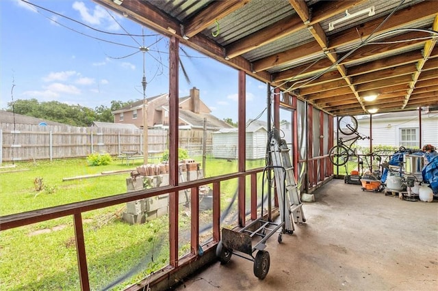 917 Tyler Ave, Harahan, LA 70123 - view of unfurnished sunroom