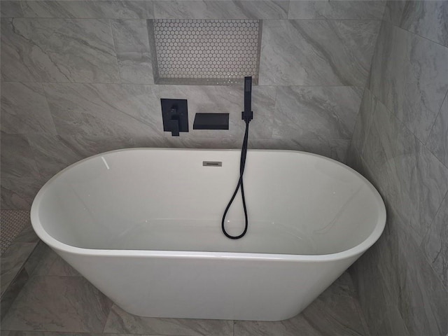 1908 Benjamin St, Arabi, LA 70032 - bathroom view of a freestanding bath and tile walls