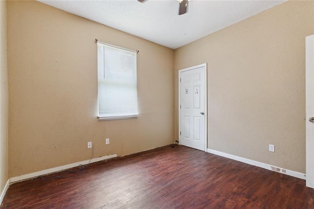 921 Jourdan Ave, New Orleans, LA 70117 - empty room featuring a ceiling fan and wood finished floors