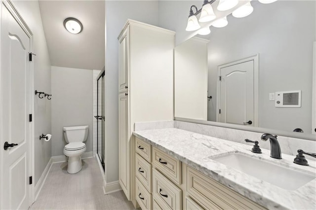35 Elmwood Loop, Madisonville, LA 70447 - bathroom featuring vanity and an enclosed shower