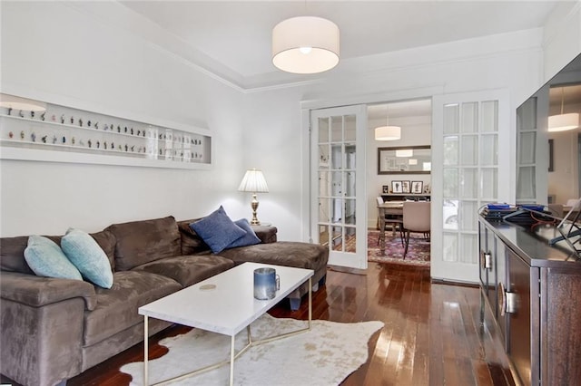 5227-29 Coliseum St, New Orleans, LA 70115 - living room featuring dark wood-type flooring