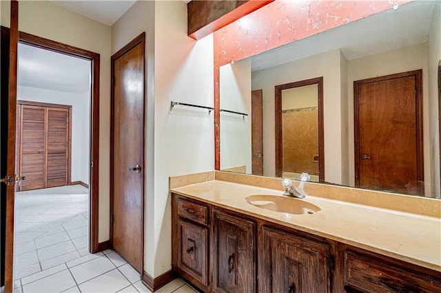 210 Lake Ontario Ct, Slidell, LA 70461 - bathroom featuring vanity and tile patterned flooring
