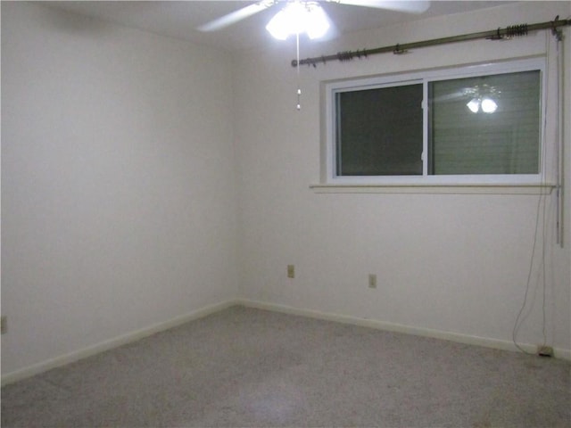 4908 Wills St, Metairie, LA 70006 - carpeted spare room with ceiling fan and baseboards