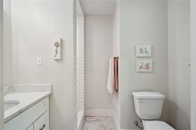 133 Crapemyrtle Rd, Covington, LA 70433 - full bathroom with marble finish flooring and vanity