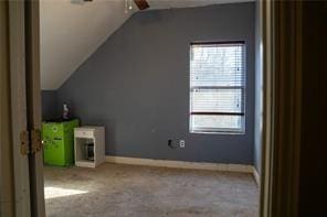 78028 N Fitzmorris Ext, Covington, LA 70435 - bonus room featuring a ceiling fan, carpet floors, and lofted ceiling