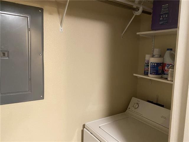 350 Emerald Forest Ave Unit 5202, Covington, LA 70433 - laundry area with washer / clothes dryer and electric panel