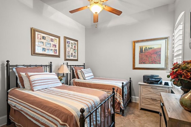 246 S Orchard Ln, Covington, LA 70433 - bedroom with light carpet and ceiling fan