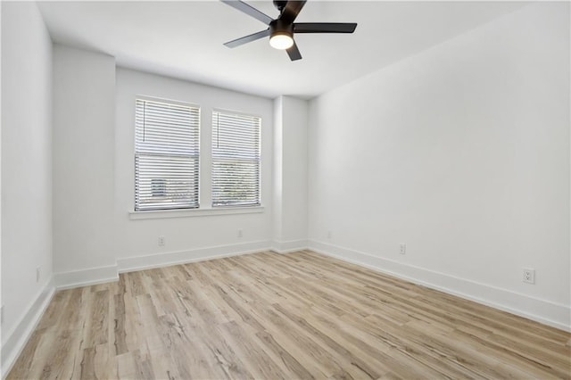59 Oak Tree Dr, Slidell, LA 70458 - empty room featuring ceiling fan and light wood-type flooring