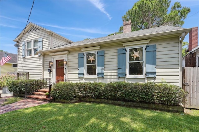 223840 Dante St, New Orleans, LA 70118 - view of front of home featuring a chimney
