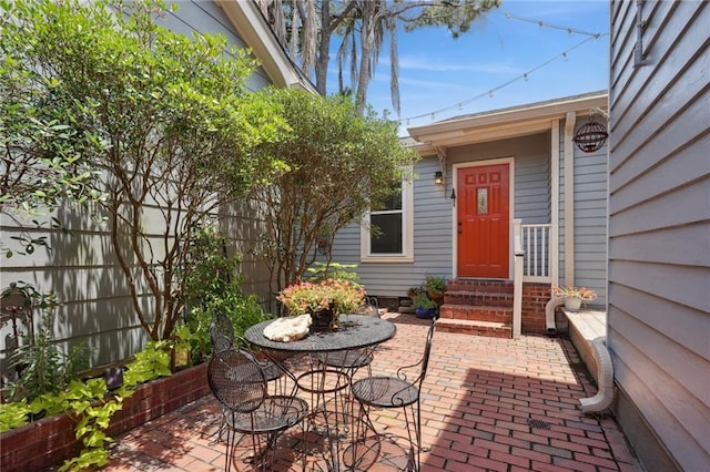 223840 Dante St, New Orleans, LA 70118 - view of patio / terrace with entry steps