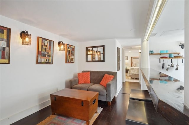 223840 Dante St, New Orleans, LA 70118 - living area with wood finished floors and baseboards