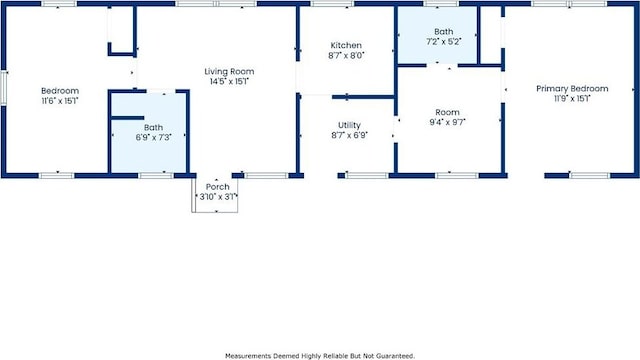 223840 Dante St, New Orleans, LA 70118 - view of floor plan / room layout