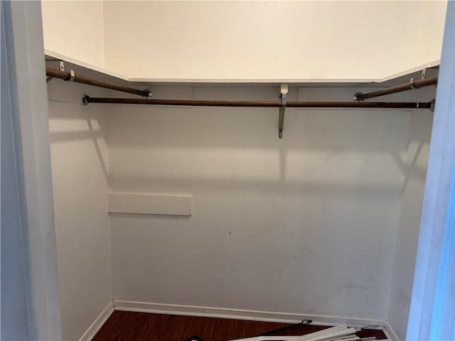 204 Portsmouth Dr, Slidell, LA 70460 - spacious closet featuring dark wood finished floors