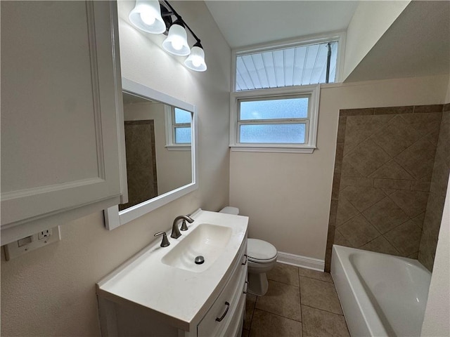 6 Brentwood Dr, Metairie, LA 70003 - bathroom with vanity and tile patterned floors