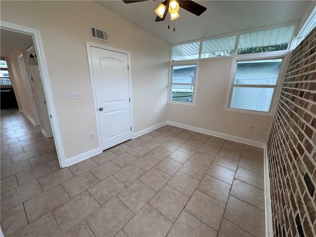 6 Brentwood Dr, Metairie, LA 70003 - unfurnished room featuring ceiling fan and light tile patterned floors