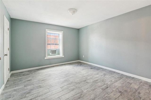 6200 Riverside Dr Unit 625, Metairie, LA 70003 - empty room with wood finished floors and cooling unit