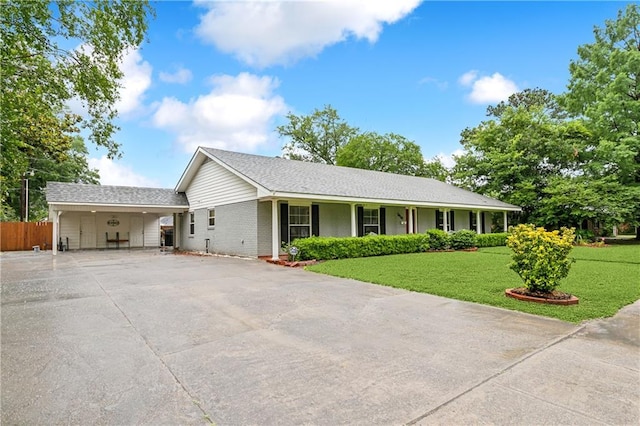 1410 Pecan St, Hammond, LA 70401 - ranch-style home with driveway and brick siding