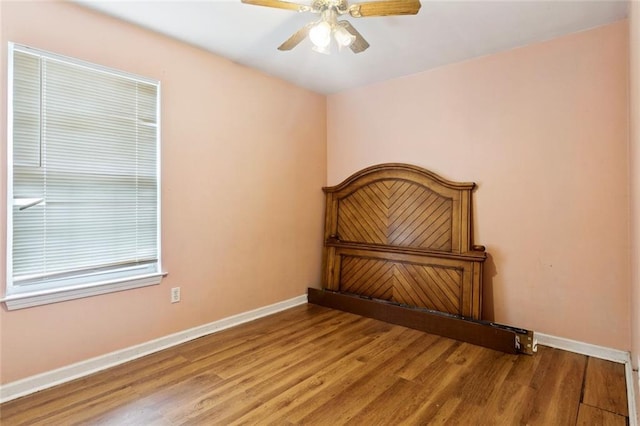 62273 N 12th St, Slidell, LA 70460 - unfurnished bedroom featuring wood finished floors and ceiling fan