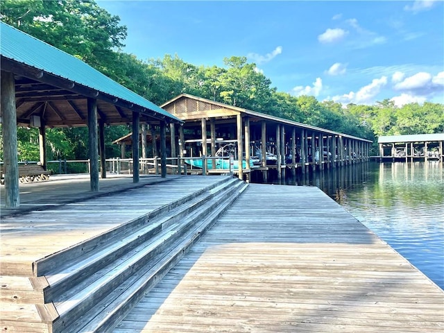 1161 Delta Ln, Covington, LA 70433 - dock area with a water view