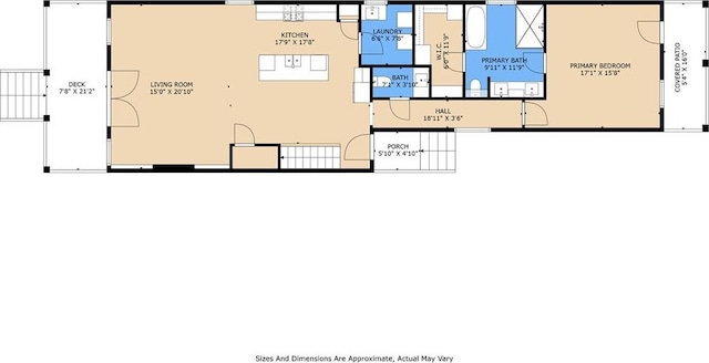 624 Wagner St, New Orleans, LA 70114 - view of floor plan / room layout