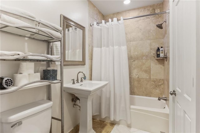 1028 Kerlerec St Unit 3, New Orleans, LA 70116 - bathroom featuring toilet and shower / bath combo