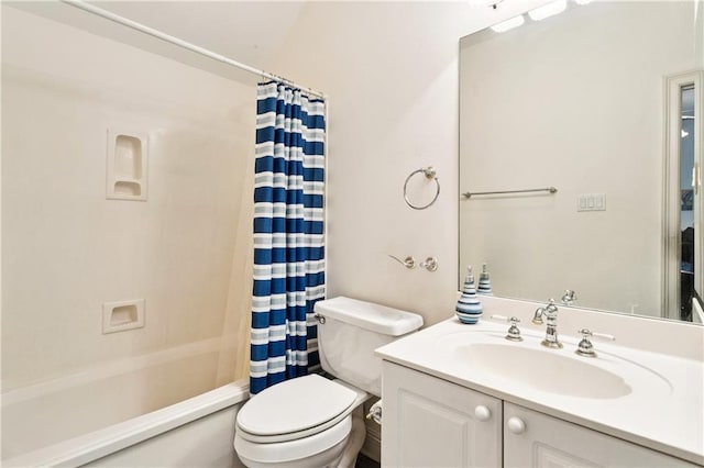 356 Aspen Ln, Covington, LA 70433 - full bathroom with vanity and shower / bathtub combination with curtain