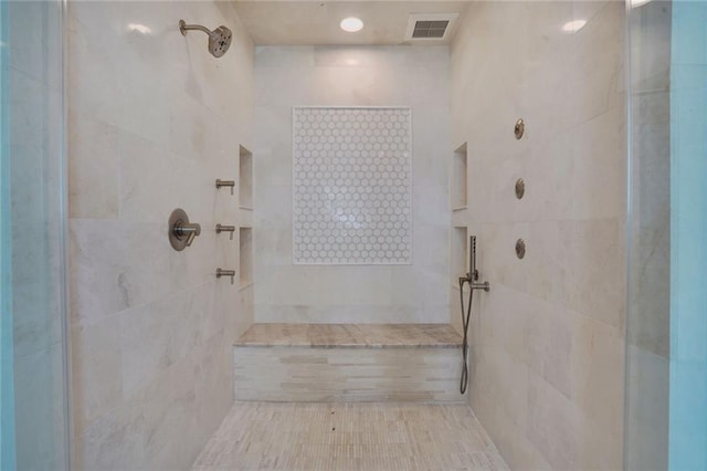 21 Royal Palm Dr, Kenner, LA 70065 - full bathroom with a tile shower and tile walls