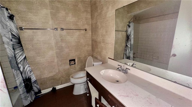 5761 Carlisle Ct, New Orleans, LA 70131 - bathroom featuring vanity and curtained shower