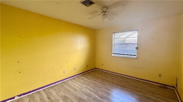 5761 Carlisle Ct, New Orleans, LA 70131 - spare room with ceiling fan and wood finished floors