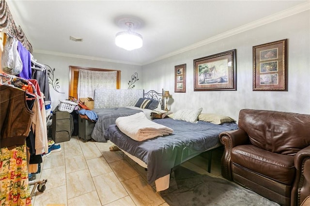1435 Monterrey Blvd, Baton Rouge, LA 70815 - bedroom featuring crown molding