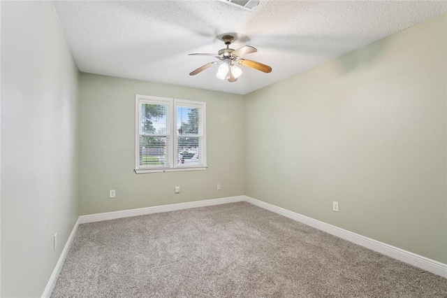 422 Eden Isles Blvd, Slidell, LA 70458 - spare room featuring carpet, a ceiling fan, and a textured ceiling