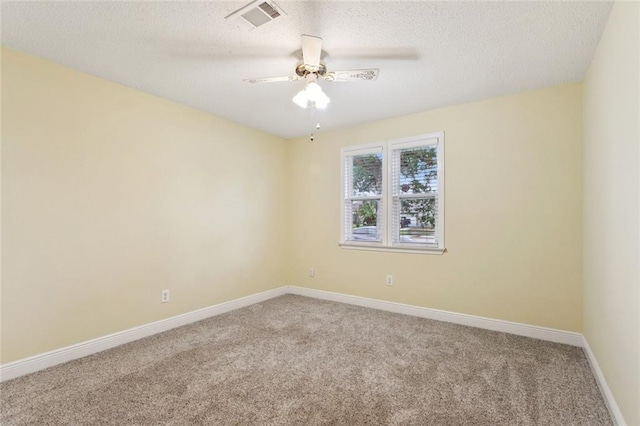 422 Eden Isles Blvd, Slidell, LA 70458 - empty room with carpet flooring, ceiling fan, and a textured ceiling